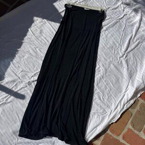 Vintage Black Maxi Skirt